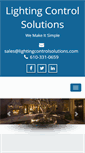 Mobile Screenshot of lightingcontrolsolutions.com